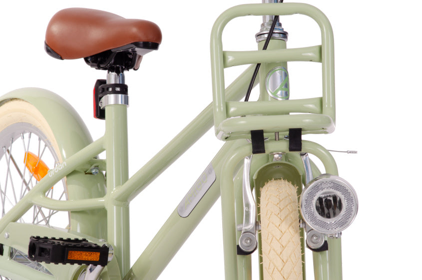 Amigo Urban 24 Inch 35 cm Meisjes Terugtraprem Groen