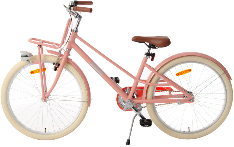 Amigo Urban 24 Inch 35 cm Meisjes Terugtraprem Zalmroze