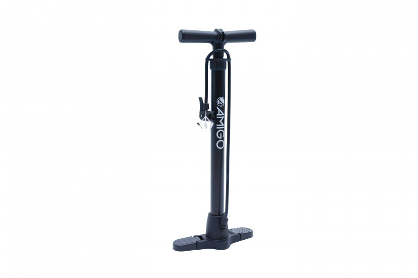 fietspomp M1 58 cm 11 Bar staal zwart