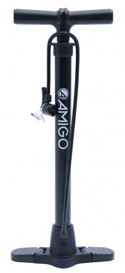 fietspomp M1 58 cm 11 Bar staal zwart