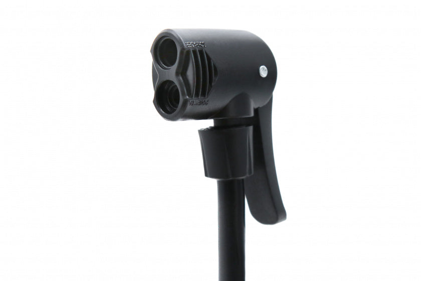 fietspomp M2 met drukmeter 62 cm 11 Bar staal blauw