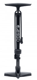 fietspomp M2 met drukmeter 62 cm 11 Bar staal zwart