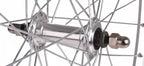Voorwiel 28 inch velgrem aluminium 36G zilver