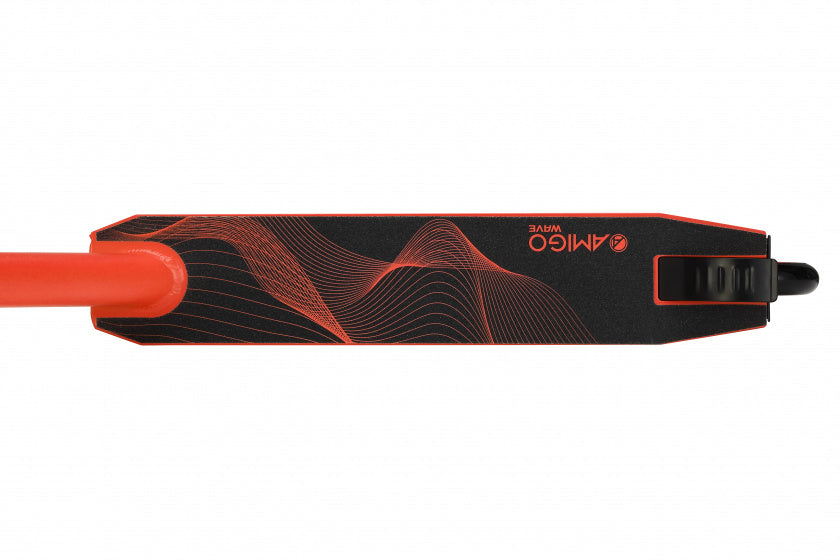 Amigo Wave Stuntstep Junior Voetrem Rood/Zwart
