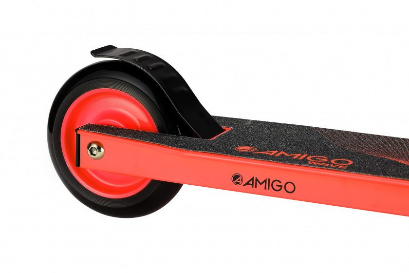 Amigo Wave Stuntstep Junior Voetrem Rood/Zwart
