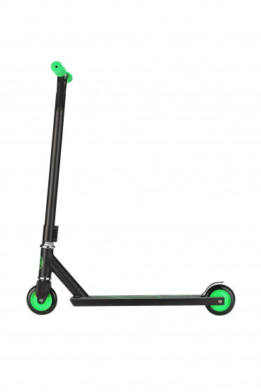 Amigo Wave Stuntstep Junior Voetrem Zwart/Groen