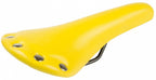 Rivet race zadel unisex imitatie leer geel