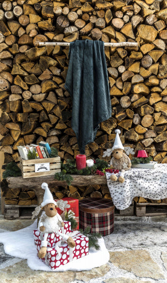 vloerkleed Alaska 60 x 90 cm polyester wit
