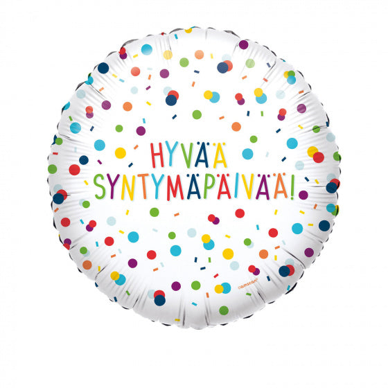 Amscan folie ballon confetti 43 cm | 100 stuks