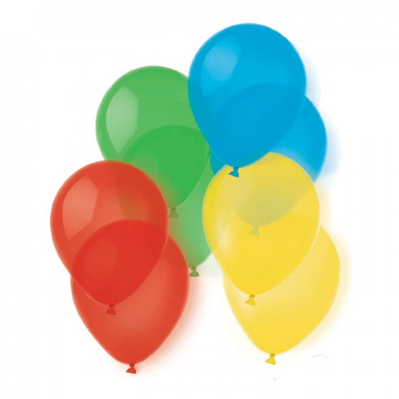 ballonnen 8 stuks multicolor