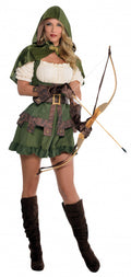 kostuum Robin Hood dames bruin/groen maat M