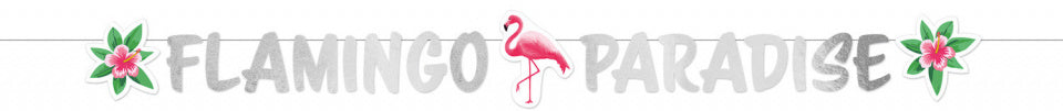Amscan partykette flamingo paradise papier 135 x 15 cm | 30 stuks