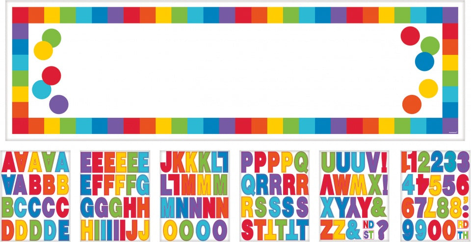 verjaardagsbanner Customizable multicolor 165 x 50 cm