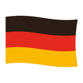 vlag duitsland 3 x 5 meter polyester zwart/rood/geel