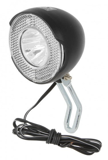 Anlun Koplamp rond led dynamo zwart