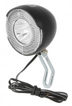 Anlun Koplamp rond led dynamo zwart