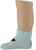 babysokken Computer junior katoen blauw/grijs mt 74/86