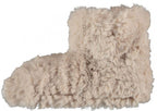 sloffen dames imitatiebont/elastomeer beige mt 37-38