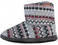 sloffen jongens textiel grijs/rood maat 35-36