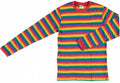 verkleedshirt Stripes dames longsleeve katoen maat M