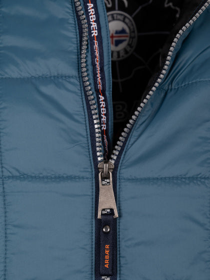 Arbaer Aaron Padded Jacket Heren Jeansblauw Maat 3XL