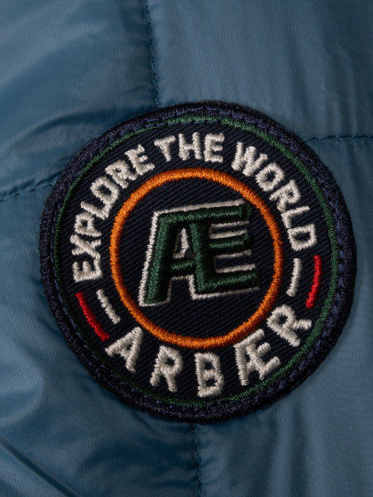 Arbaer Aaron Padded Jacket Heren Jeansblauw Maat S