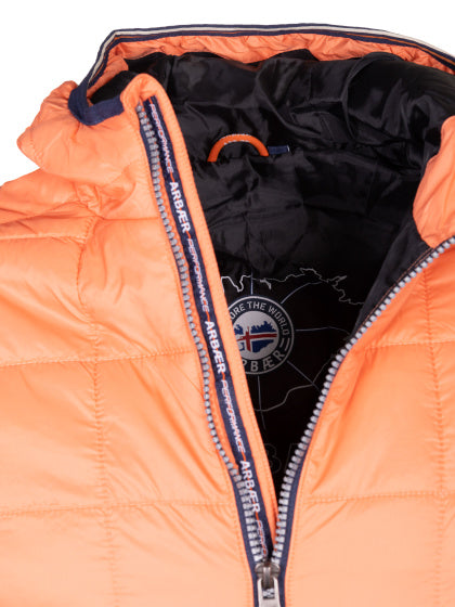 Arbaer Aaron Padded Jacket Heren Koraaloranje Maat 3XL