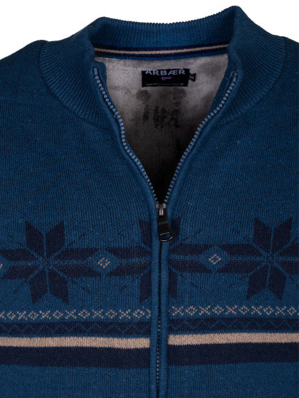 Arbaer Antonio Norwegian vest heren blauw maat S