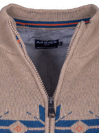 Arbaer Antonio Norwegian vest heren zandkleurig maat S