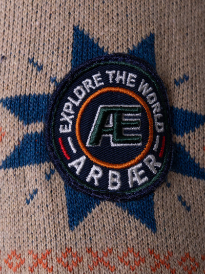 Arbaer Antonio Norwegian vest heren zandkleurig maat L
