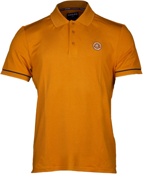 Arbaer Archie poloshirt pique heren okergeel maat 3XL