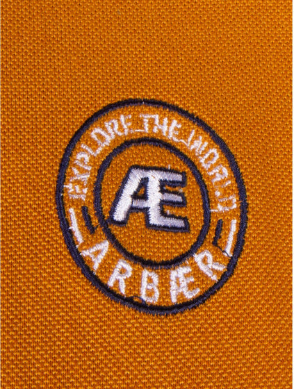 Arbaer Archie poloshirt pique heren okergeel maat L