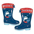 regenlaarzen Mickey Mouse junior PVC donkerblauw maat 24