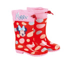 Arditex Regenlaarzen Minnie meisjes PVC/textiel rood/roze maat 26