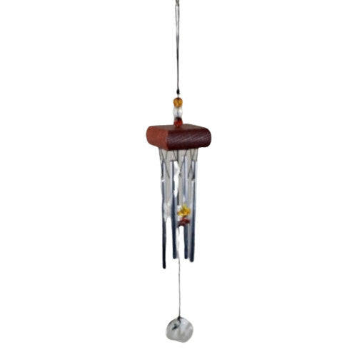windgong Gem Tunes 27 cm staal/hout amber 3-delig