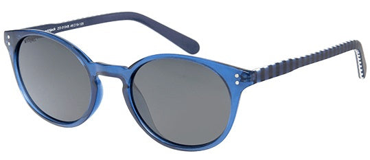 kinderzonnebril ZO-0104 polycarbonaat rond blauw