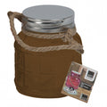 decoratieverlichting led 12 x 14,5 cm glas bruin