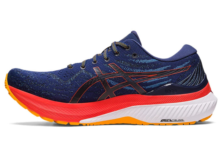 Gel Kayano 29 hardloopschoen blauw/rood maat 46