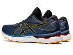 Gel Nimbus 24 hardloopschoen blauw/geel maat 46,5