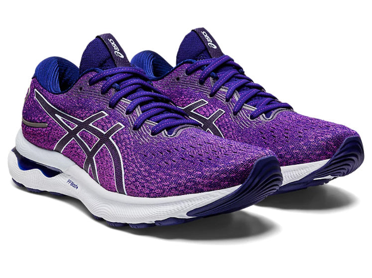 Gel Nimbus 24 hardloopschoen dames paars/blauw maat 42,5
