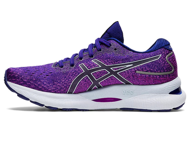 Gel Nimbus 24 hardloopschoen dames paars/blauw maat 42