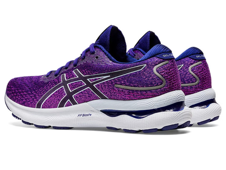 Gel Nimbus 24 hardloopschoen dames paars/blauw maat 42,5