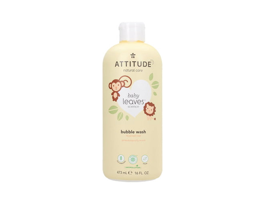 attitude baby leaves™ badschuim – pear nectar