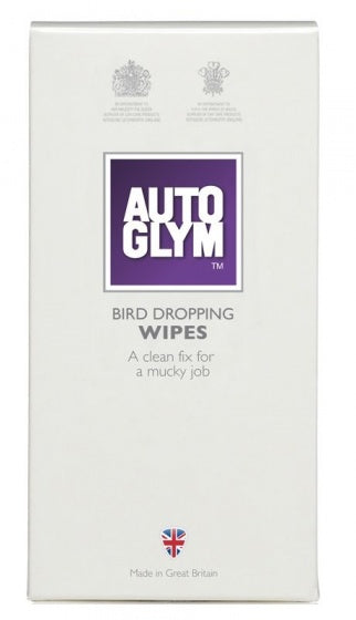 Autoglym bird dropping wipes