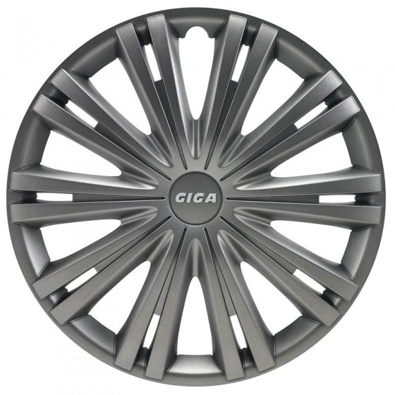wieldoppen Giga 13 inch ABS gunmetal set van 4