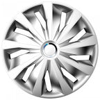 wieldoppen Grip Pro 14 inch ABS zilver set van 4