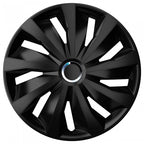 Autostyle Wieldoppen Grip 14 inch zwart set van 4