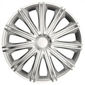 wieldoppen Nero 18 inch ABS zilver set van 4