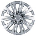 wieldoppen Ohio 15 inch ABS zilver set van 4