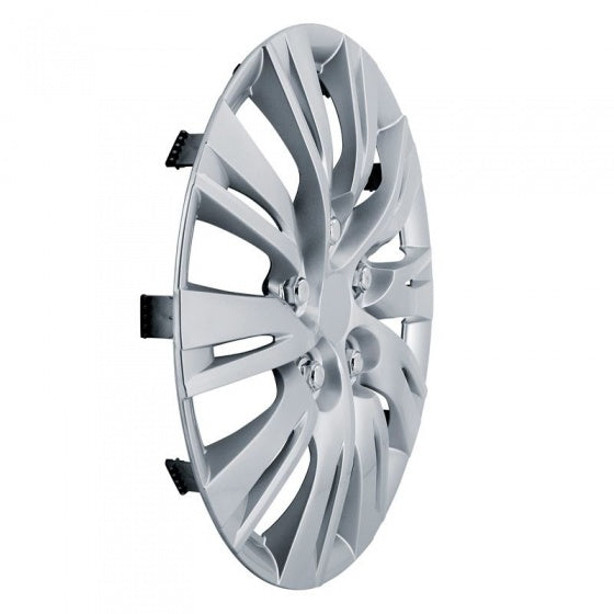 wieldoppen Ohio 15 inch ABS zilver set van 4